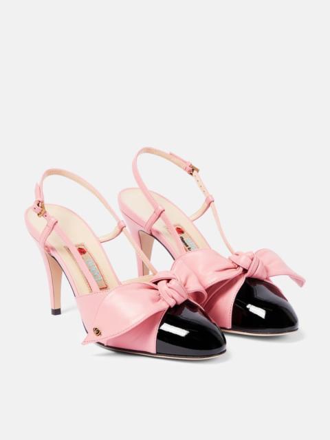 GUCCI mid-heel slingback pumps
