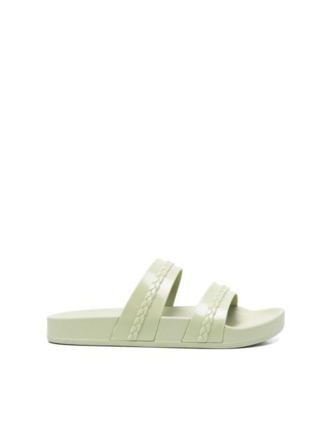 ANCIENT GREEK SANDALS Meli double-strap slides