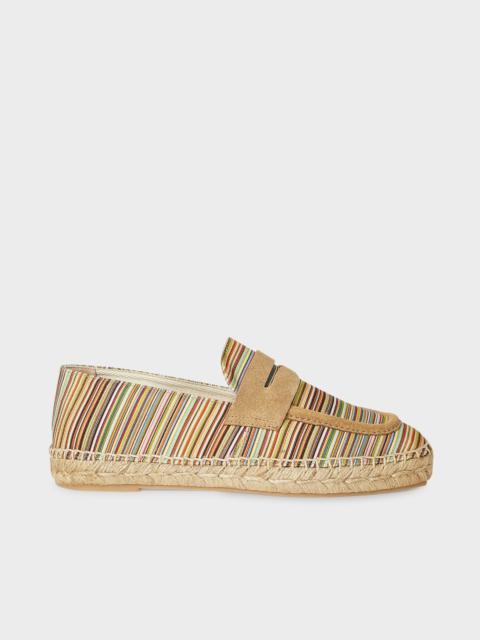 Women's 'Signature Stripe' 'Alvarez' Espadrilles