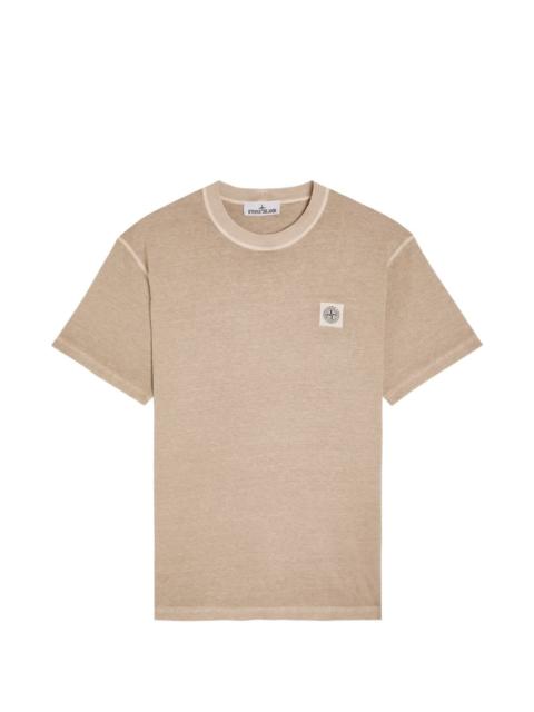 Stone Island ringer patch T-shirt