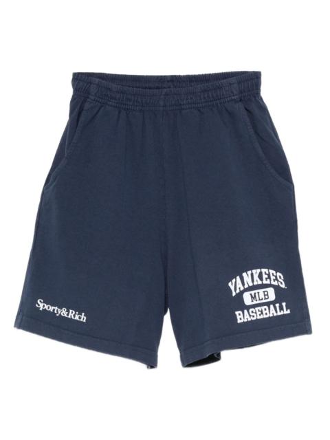 Sporty & Rich logo-print shorts