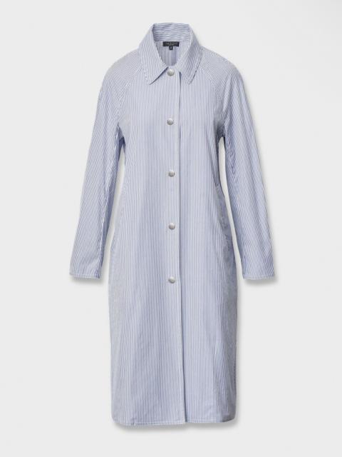 Gayle Striped Poplin Trench Coat