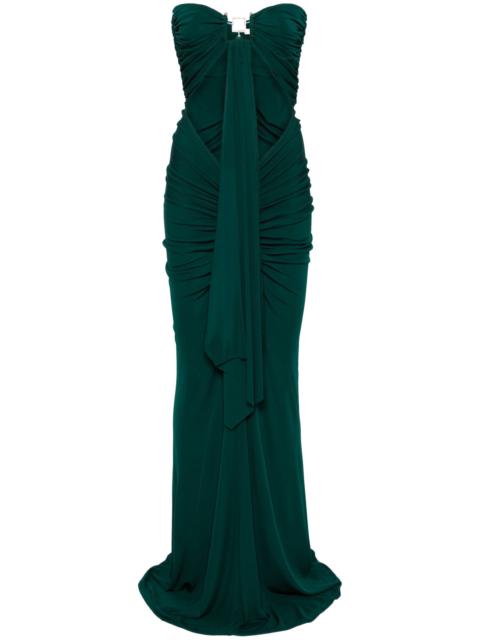 CHRISTOPHER ESBER Gemstone-embellished Maxi Dress