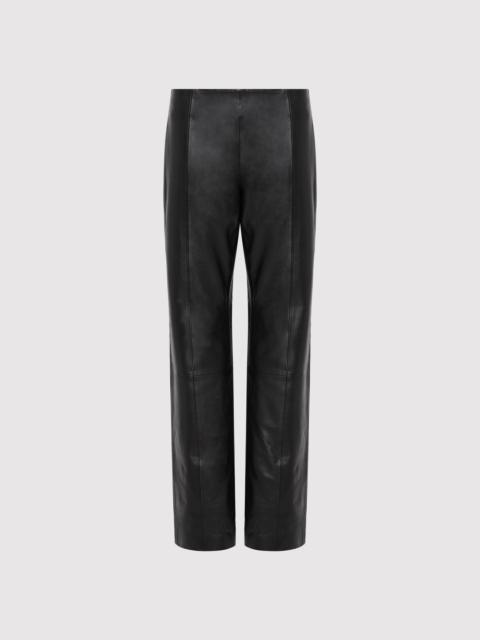 ST. AGNI Leather Pants - Black