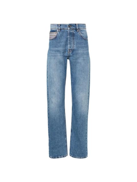 Missoni zigzag-pocket straight jeans