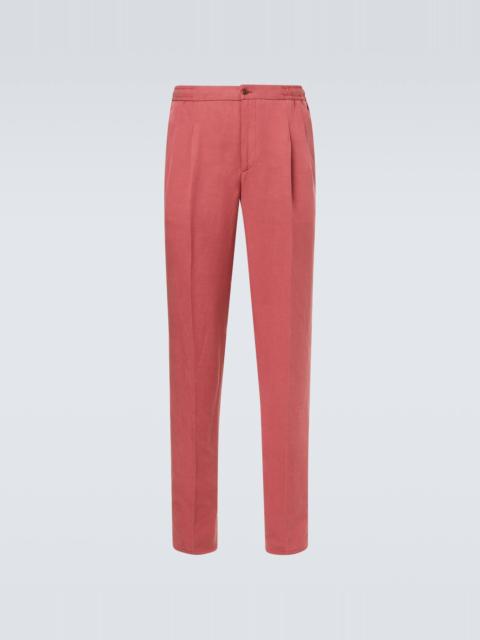 RUBINACCI Pleated tapered pants