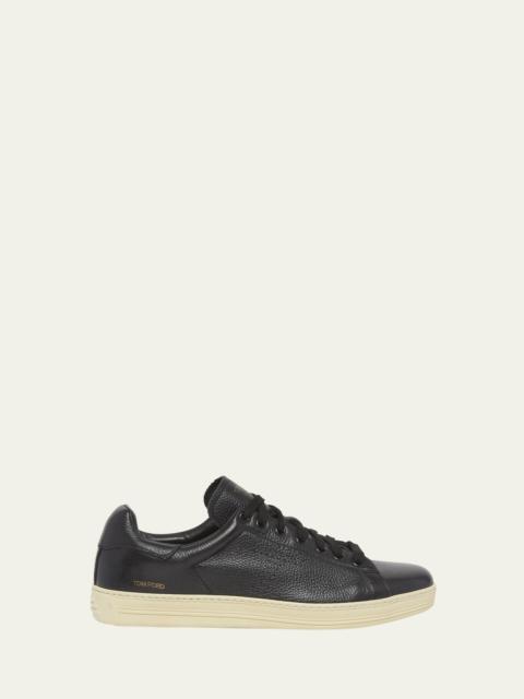 Men's Warwick Grained Leather Sneakers