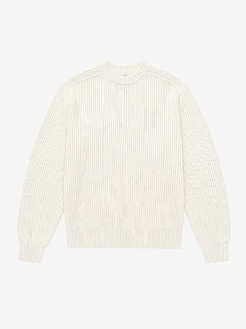 The Kooples ECRU WOOL CREW-NECK SWEATER