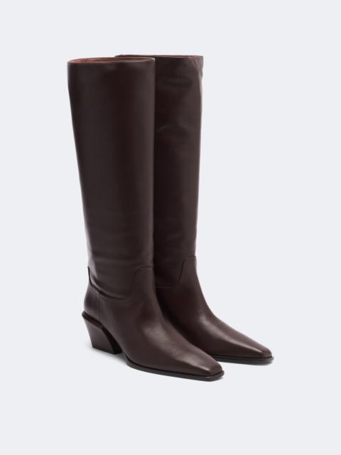 PARIS TEXAS Bettina leather knee-high boots