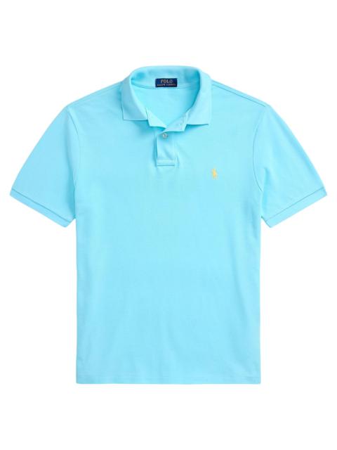 Polo Ralph Lauren Men's Custom-Slim-Fit Mesh Polo Shirt - Aqua Blue