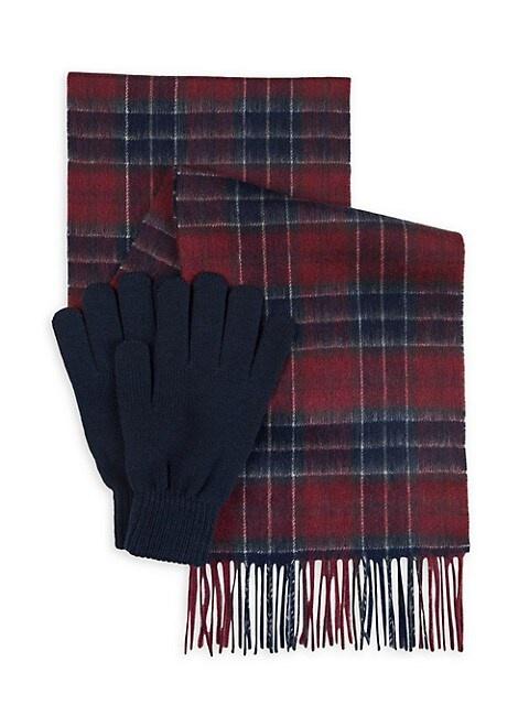 Barbour Tartan Gloves & Scarf Gift Set