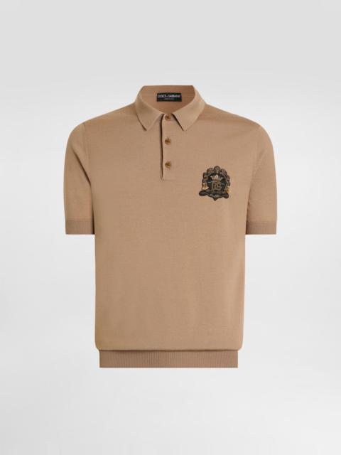 Dolce & Gabbana Virgin wool polo shirt