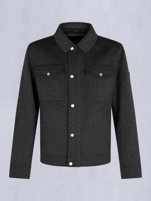 MOOSE KNUCKLES JACQUES WOOL SHIRT JACKET