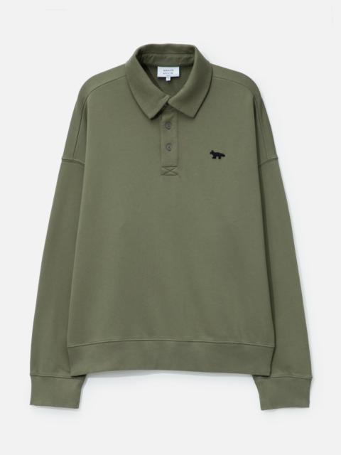 Maison Kitsuné PROFILE FOX OVERSIZE POLO SWEATSHIRT