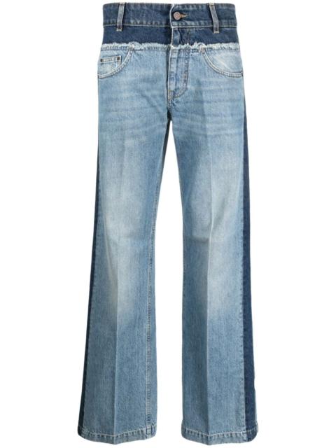 Stella McCartney panelled straight-leg jeans