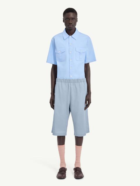MM6 Maison Margiela Washed Cotton Elasticated Shorts