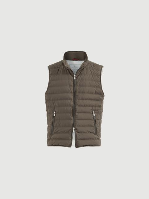 Brunello Cucinelli Lightweight techno fabric down vest