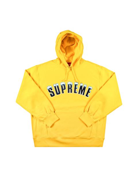 Supreme Icy Arc Hooded Sweatshirt 'Yellow'