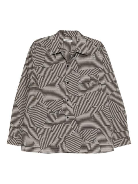 YMC striped wray shirt