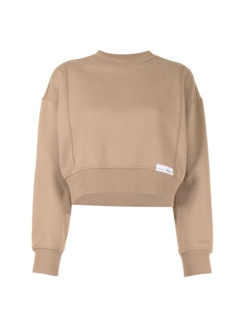 3.1 Phillip Lim Everyday terry cropped sweatshirt