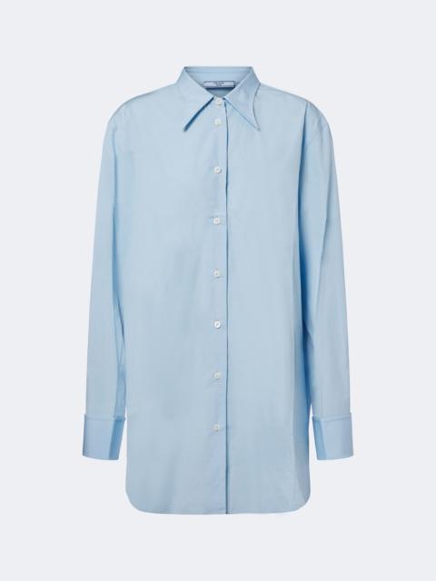 Prada Oversized cotton poplin shirt