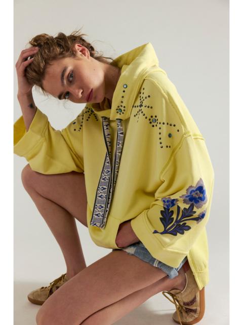 FREE PEOPLE We The Free Bejeweled Pullover