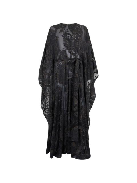Roberto Cavalli V-neck patterned kaftan