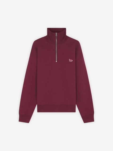 Maison Kitsuné BABY FOX PATCH HALF ZIP SWEATSHIRT