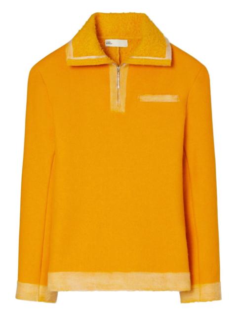 TORY BURCH half-zip polo shirt