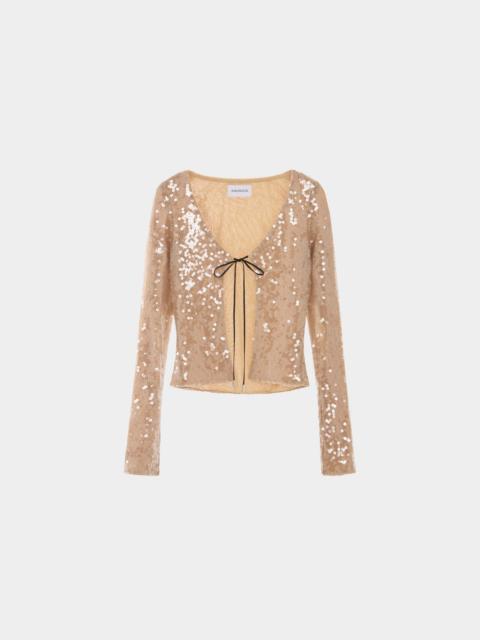 16ARLINGTON ELIN CARDIGAN IN PAILLETTE