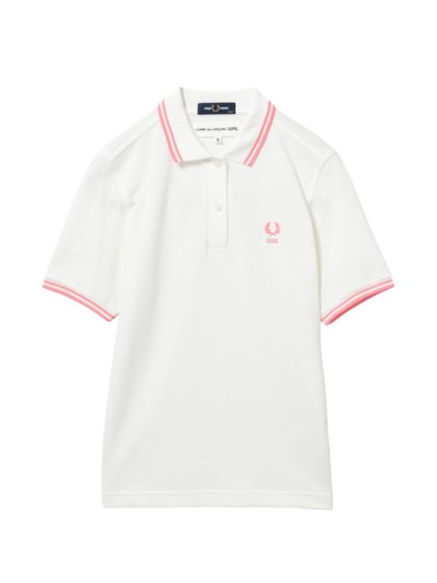 Comme des Garçons GIRL embroidered-logo polo shirt