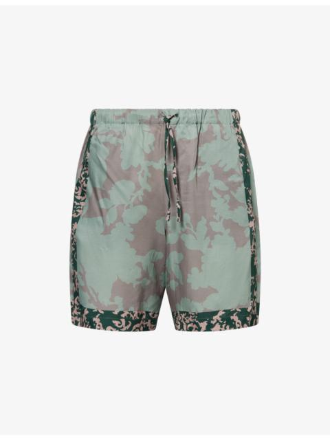 Dries Van Noten Piperi Woven Shorts