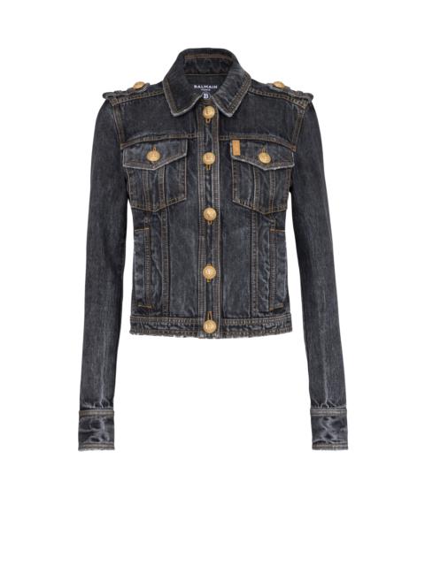 Balmain Faded denim jacket