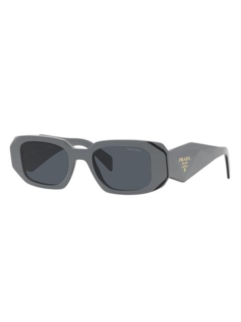 Prada Men's 49MM Square Sunglasses - Dark Grey