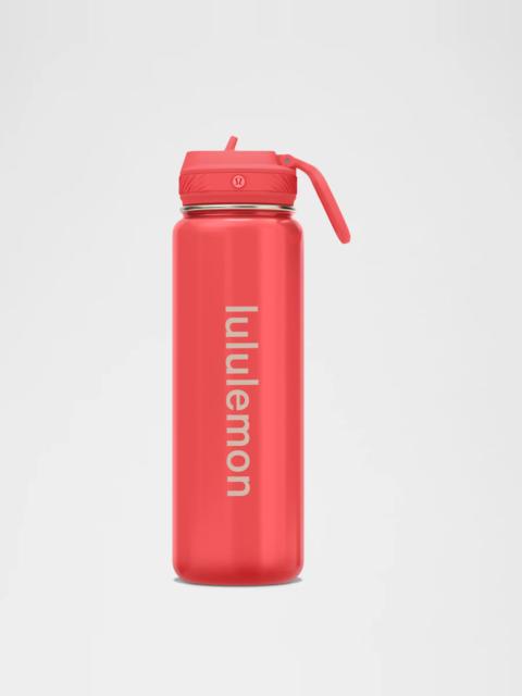 lululemon Back to Life Sport Bottle 24oz Straw Lid *Shine