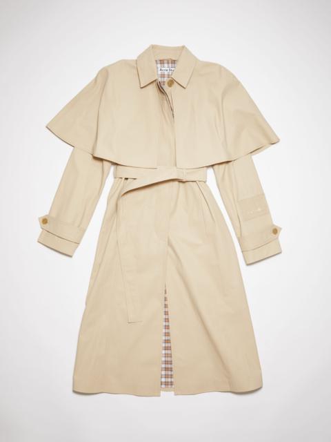 Belted trench coat - Light beige