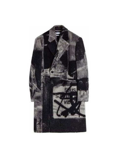 Off-White Tomek Double-Breasted Coat 'Multicolor' OMER031F21FAB0018400