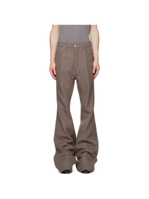 Rick Owens Gray Tower Bolan Bootcut Trousers
