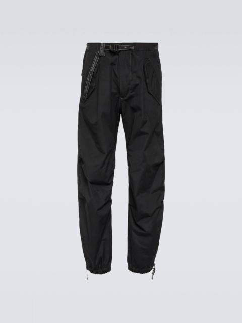 Technical tapered pants