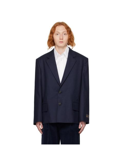 We11done Black Single Blazer | REVERSIBLE