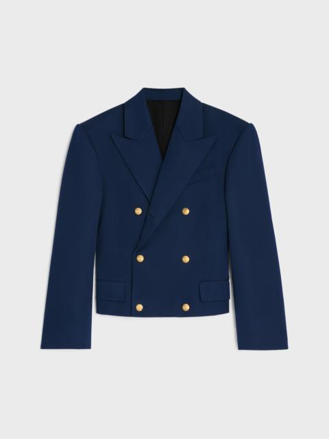 CELINE colonne blazer IN DIAGONAL WOOL