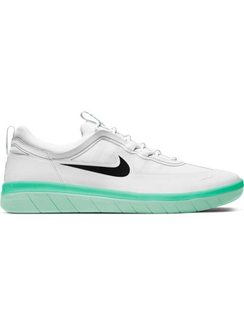 Nike SB Nyjah Free 2 White Black Green Glow