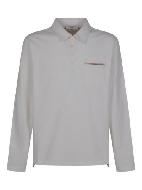 Thom Browne long-sleeve polo shirt
