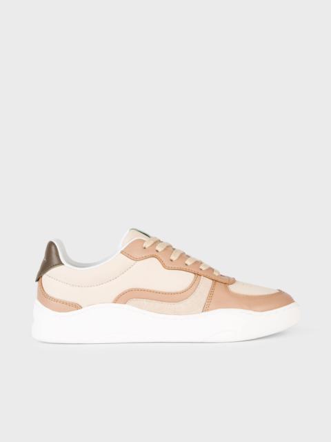 Paul Smith Beige Leather 'Eden' Trainers