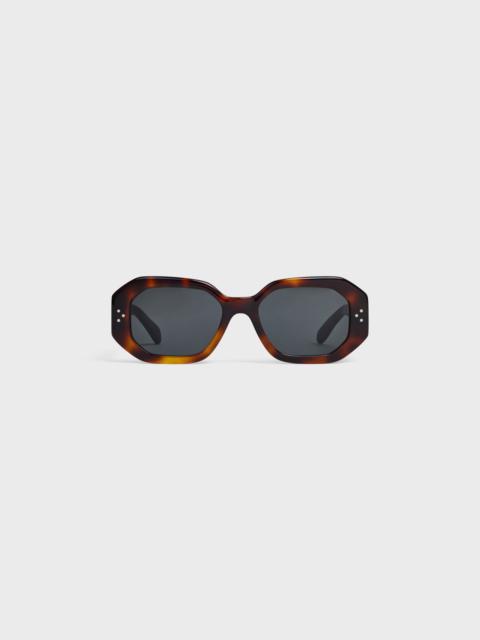 CELINE CL40255U Square S255 Sunglasses in Acetate