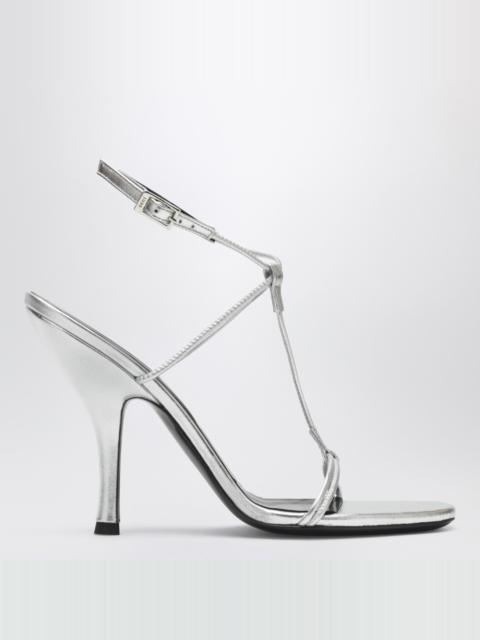 JUDE Mixer sandal in silver leather