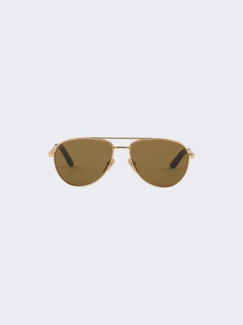 Aviator Sunglasses Gold