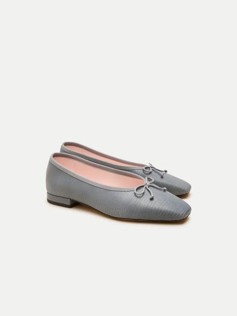 J.CREW Sophie ballet flats in lizard-embossed leather