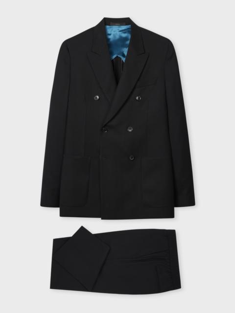 Paul Smith Black 'Suit To Travel In' Double-Breasted Suit
