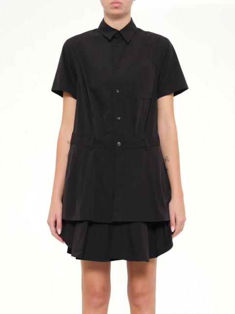 Noir Kei Ninomiya Short Sleeve Dress in Black